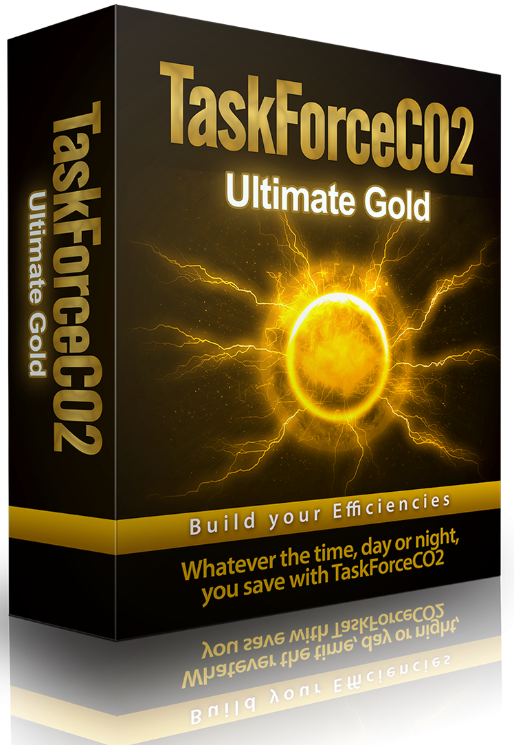 TaskForceCO2 PC Power Management Software Ultimate Gold Product Packaging